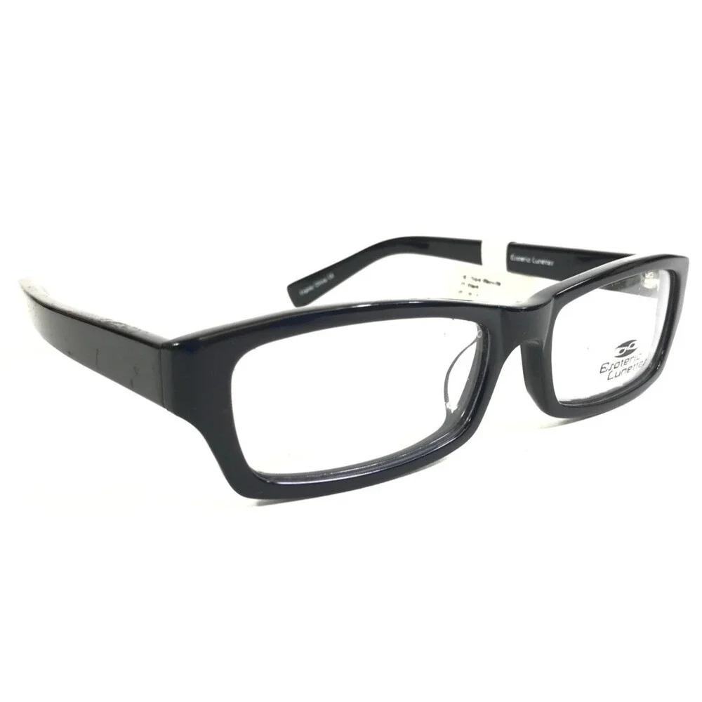 Esoteric Lunettes Eyeglasses Frames Thick Biscuits C1 Black Rectangle 53-16-135